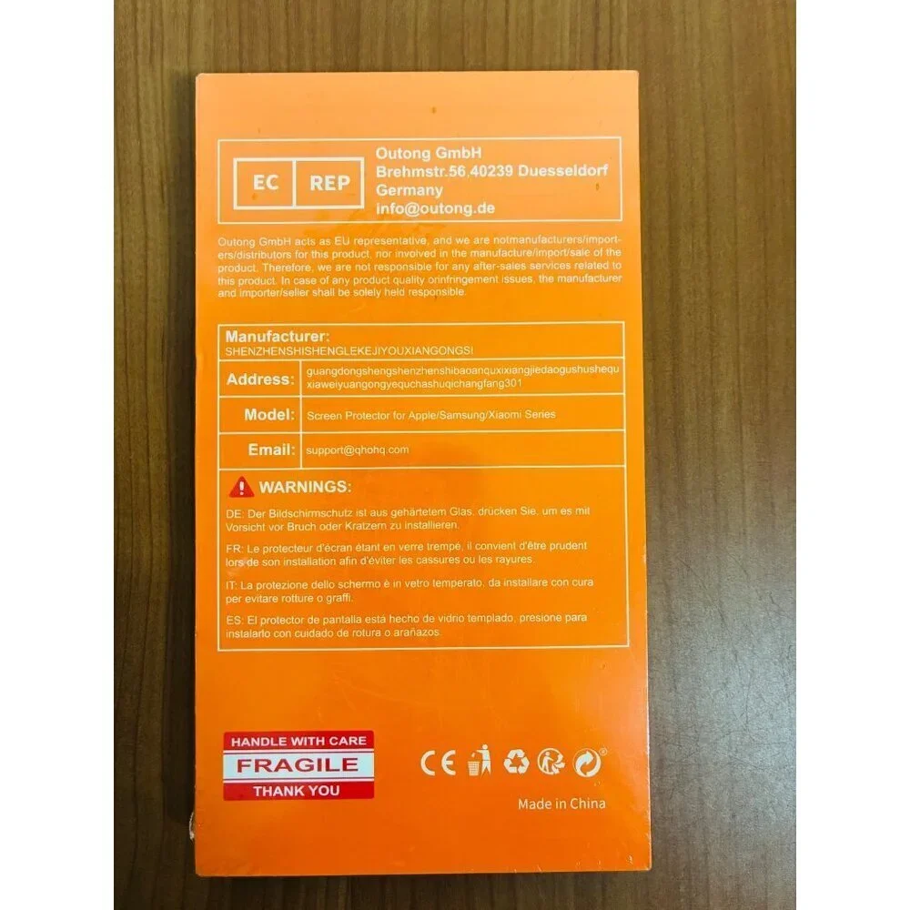 iPhone 16 Tempered Glass Screen Protector 3 Pack 6.1 inch